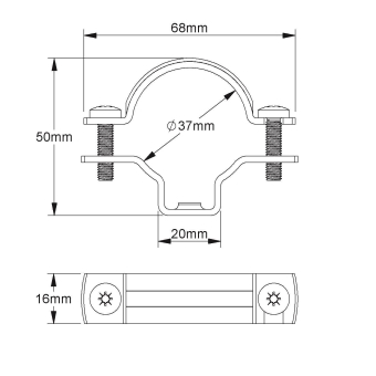 Fintech Rohr-Kabelabstands    IPA 32 G S 
