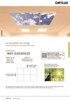DOTLUX Motivplatte SKYLIGHT M08-01010620 