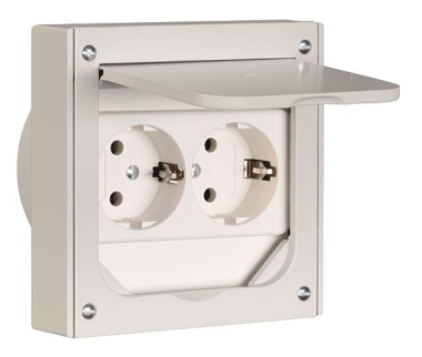 ABL Einbau Schuko 2fach          1632490 