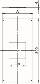 OBO OKA DG9 400 Geräteeinsatzdeckel 