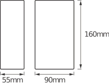 LEDV ENDURA STYLE UpDown 12 W AL 