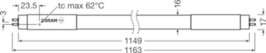 OSR SubstiTUBE HF HE 17W/840 2400lm 