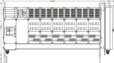 Hensel Ladeverteiler f. Mi EV 11kW 36101 