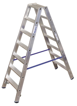 Krause Stufen-Doppelleiter Alu 2x7 