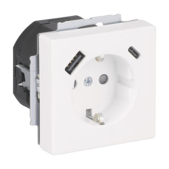 BJ SCHUKO -/USB-A+C    20 EUCB2USBAC-884 