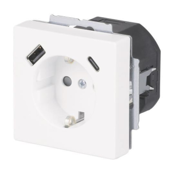 BJ SCHUKO -/USB-A+C    20 EUCB2USBAC-884 