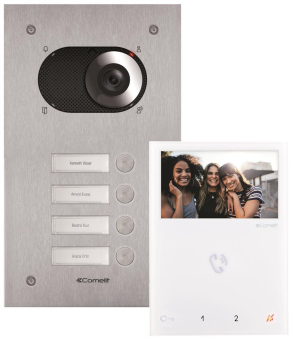 Comelit KVS2004 Vierfamilienhauskit 