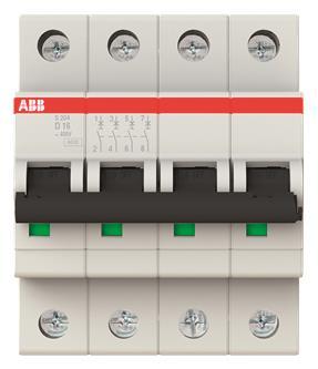 ABB Sicherungsautomat D-Char.,  S204-D16 