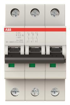 ABB Sicherungsautomat K-       S203-K0,5 
