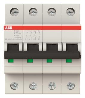 ABB Sicherungsautomat Z-Char.   S204-Z63 
