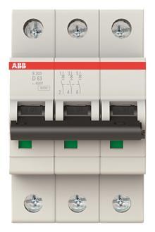 ABB Sicherungsautomat D-Char.,  S203-D63 