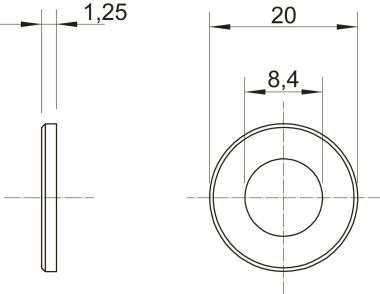 OBO WS M8 G20 G Großflächenscheibe 