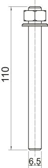 OBO VMU-A 8-110A4 Ankerstange f.Beton u. 