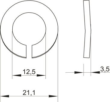 OBO LWS M12 A4 Federring M12 A4 2B 