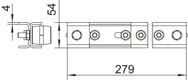 OBO EX PAS 5 Potentialausgleichsschiene 