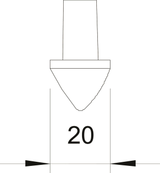 OBO 1819 20BP Erderspitze f.Erder 20mm 
