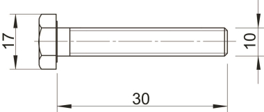 OBO HHS M10x30 G Sechskantschraube 