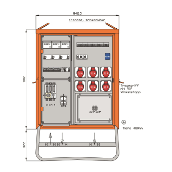 Walther Verteilerschrank      WV0526PUR1 