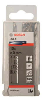 Bosch 10Metallbohrer HSS-G    2608595062 