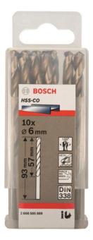 Bosch 10Metallbohrer HSS-Co   2608585889 
