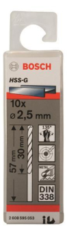 Bosch 10Metallbohrer HSS-G    2608595053 