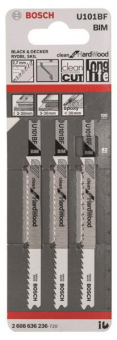 Bosch 3Stichsägeblatt U101BF  2608636236 