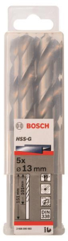 Bosch 5Metallbohrer HSS-G DIN 2608595083 