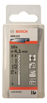 Bosch 10Metallbohrer HSS-Co   2608585881 