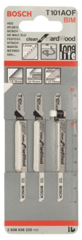Bosch 3Stichsägeblatt T101AOF 2608636225 