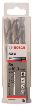 Bosch 5Metallbohrer HSS-G DIN 2608585524 