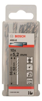 Bosch 10Metallbohrer HSS-G    2608595063 