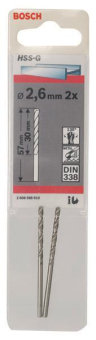 Bosch 2Metallbohrer HSS-G DIN 2608585910 