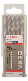 Bosch 10Metallbohrer HSS-Co   2608585893 