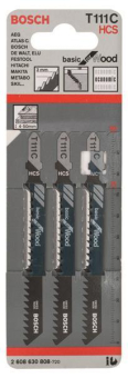 Bosch 3Stichsägeblatt T111C   2608630808 