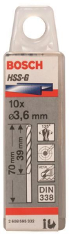 Bosch 10Metallbohrer HSS-G    2608595332 