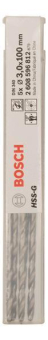 Bosch 5Metallbohrer HSS-G DIN 2608596812 