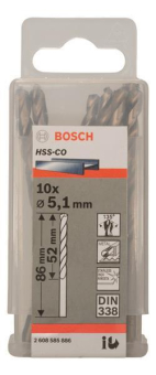 Bosch 10Metallbohrer HSS-Co   2608585886 