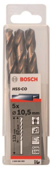 Bosch 5Metallbohrer HSS-Co    2608585900 