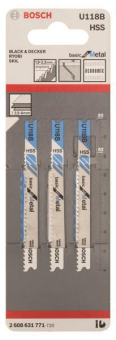 Bosch 3Stichsägeblatt U118B   2608631771 