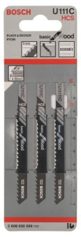 Bosch 3Stichsägeblatt U111C   2608630566 