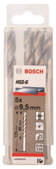 Bosch 5Metallbohrer HSS-G DIN 2608595076 