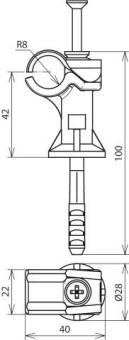 DEHN Stangenhalter K              252000 