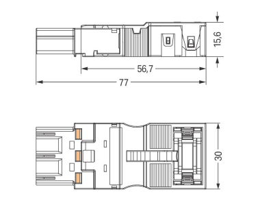 WAGO 770-213/035-000 Stecker,mit 