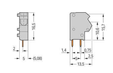 WAGO 254-842 Anreihbare 