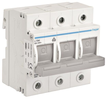 Hager Lasttrennschalter f.Sicherung L73M 