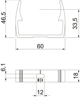 OBO ALQ M50 Quick-Schelle M50 Alu 
