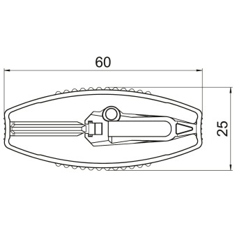 OBO MNK 01 Mauernut-Klemmschelle 2148881 