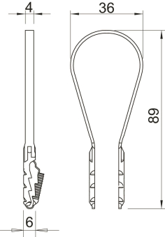 OBO 1973 20-40 LGR BKS-Klemmschelle 