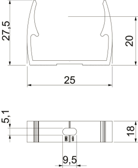 OBO ALQ M20 Quick-Schelle M20 Alu 
