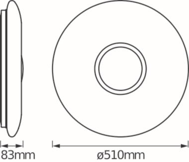 LEDV SMART+ TUNABLE WHITE Kite 510 